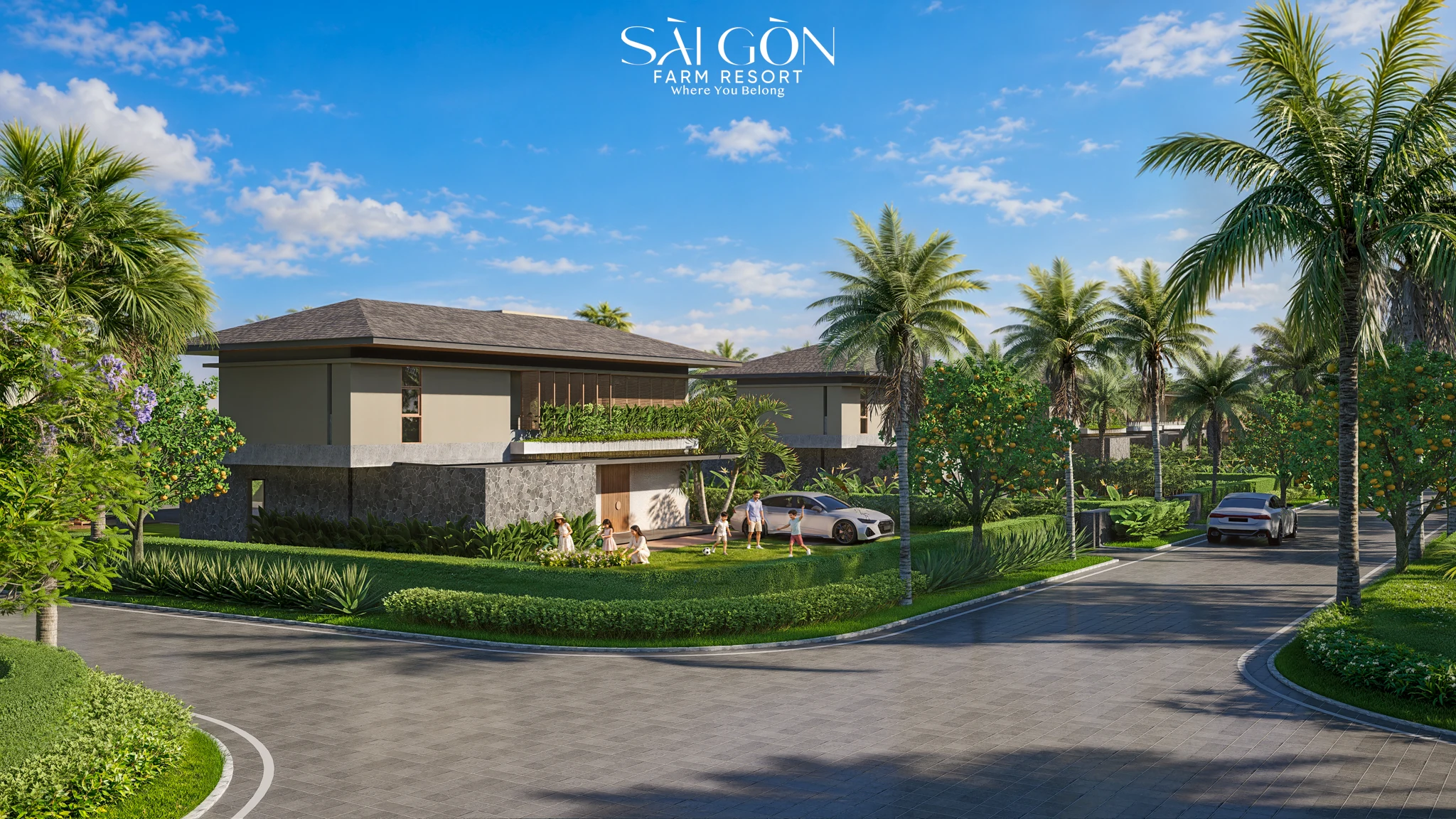 Dinh Thự Sunrise 2: Đỉnh Cao Kiến Trúc Đại Điền Trang Tới 1.452m² – Đại Sảnh Trần Cao & Sky Deck 360°