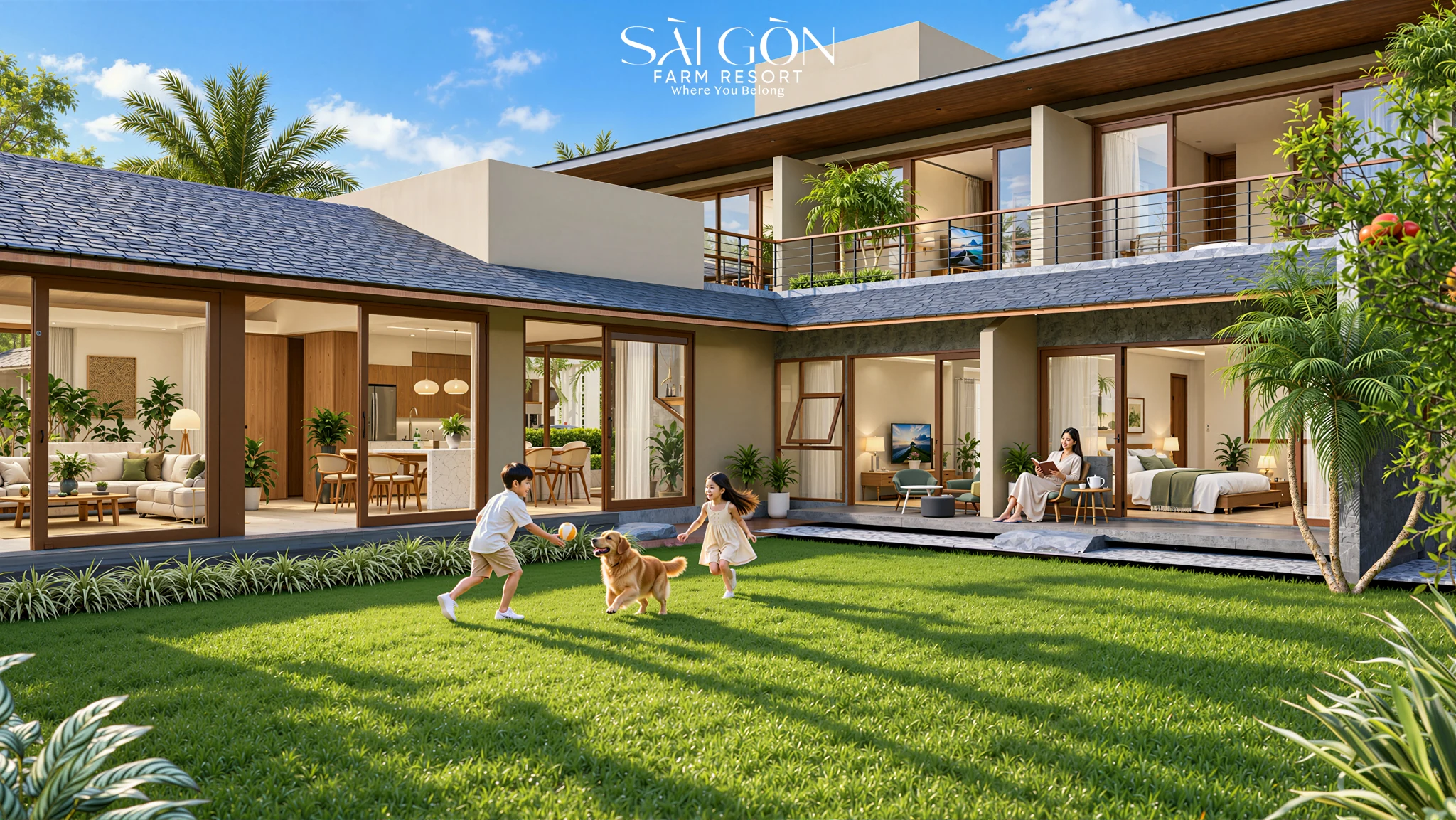 Kiến Trúc Điền Trang Thuần Việt: Sự Giao Thoa Giữa Kỹ Thuật Đương Đại & Nếp Nhà Truyền Thống