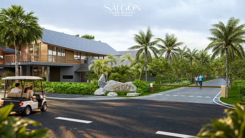 Cổng Chào Chánh Điện Saigon Farm Resort