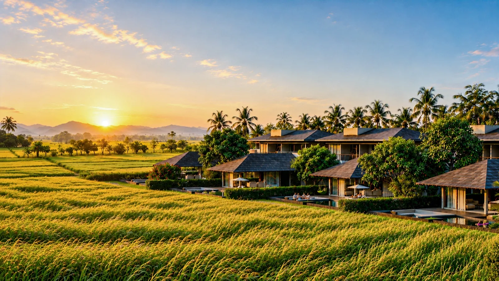 Hiên Nhà Gỗ Mộc Đón Gió Đồng Nội